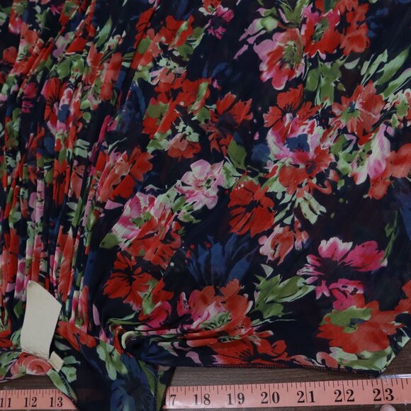 Black Sheep Pleated Mini Dress Womens XS Black Coquette Fairycore Bloomcore Boho - Picture 11 of 16